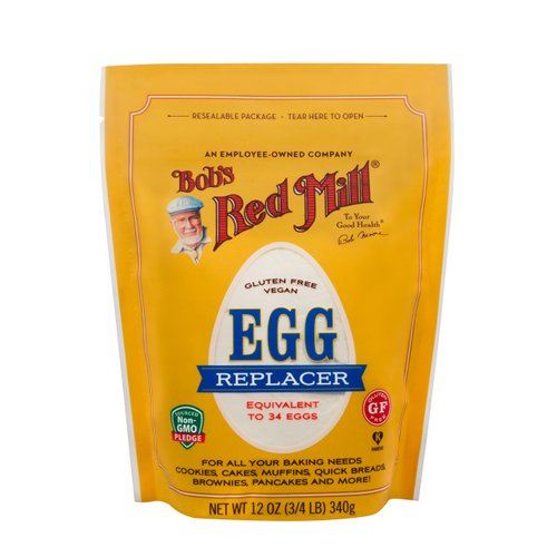 Bob's Red Mill GF Egg Replacer, 12 Ounce Bag (Pack of 1), Equals 34 Eggs/Bag, Gluten Free, Non-GMO, Vegan, Paleo Friendly