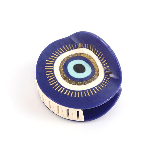 Evil Eye Hair Claw Personalized Acetate Hair Claw Clip with Evil Eye Design for Women Gift, 1 Piece