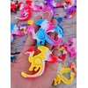HOZKEAP 30 Packs Bulk Dragon Raptor Backpack Mini Pop Rainbow Keychain fidgets Bubble Toys for Kids Children Classroom Students from Teacher, Birthday Party Favors