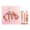 CHARLOTTE TILBURY Limited Edition Pillow Talk Iconic Lip and Cheek Secrets 4 Piece Makeup Set - Mini Highlight - Mini Lip Liner - Mini and Full Size Lipstick