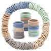 200PCS Baby Hair Ties, Toddler Hair Ties, Multicolor Small Ponytail Holders, No Crease Kids Hair Elastic Bands, Hair Accessories for Baby Girls Infants