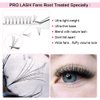 Premade Volume Eyelash Extensions 8D-D-0.07-17 Short Stem Premade Fans Eyelash Extensions 9 to 20 mm Volume Lash Extensions .07 .10 Pre made Lash Fans C D Curl (8D-D-0.07,17mm)