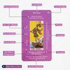 Nevkha Tarot Cards with Guidebook | with Meanings on Them | Tarot Wrap Pouch with Placements | Purple & Pink Designs | Perfect for Beginners & Experienced Practitioners