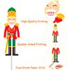 36pcs Nutcracker Cupcake Toppers Nutcracker Party Supplies Nutcracker Christmas Cupcake Picks Nutcracker Birthday Party Decorations for Christmas Party Nutcracker Soldier Party Decorations