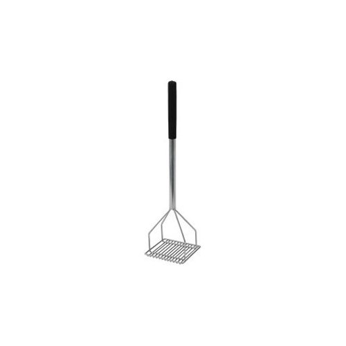 Winco 5.25-Inch by 24-Inch Square Potato Masher, Poly Propylene Handle