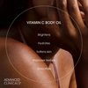 Advanced Clinicals Vitamin C Body Oil Skin Care Moisturizer W/Vitamin E & Turmeric - Nourishing, Brightening, & Hydrating Body Oil To Improve Look Of Dark Spots, Dry Skin, & Stretch Marks, 3.8 Fl Oz