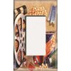 SnazzySwitch Movie Popcorn Decorative Rocker Switch Cover - Fits Decora Style Outlets and GFCI Wall Plate Too