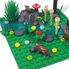 Sufeasdf Farm Animals Zoo Building Block Set C, Farm Animal Building Toys, Otter, Compatible with Lego 853792 Accessory for Ages 6-12