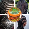 Black Queen Carrot Oil Edge Control Gel - Extreme Hold for Edges, Braids, Locs, and Twists - Unscented, Made in USA - Perfect for 4C Hair - (Pack of 1, 4.5 oz)