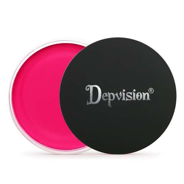 Depvision Professional Oil Based Neon Face Paint Body Paint Waterproof UV Face painting Makeup for Kids and Adults Single Color Halloween SFX Party 30g (UV Magenta)