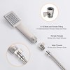 ChuangTim Shower Shut Off Valve, Brass G1/2“ Water Flow Control Valve for Shower head and Handheld, Water Pressure Regulator Replacement for Shower System, Brushed Nickel