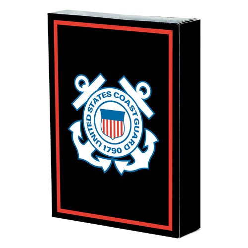 Military Gift Shop Coast Guard Playing Cards - Professional Quality USCG Deck of Cards - Coast Guard Gifts | Disabled USMC Vet Owned Small Business