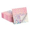 LMJUNZZ 120 Pcs Mermaid Scale Party Napkins Mermaid Birthday Party Disposable Paper Napkins for Girls' Birthday Party Supplies Decoration Set