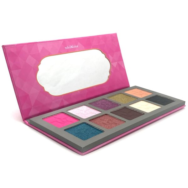 10 color Eye Shadow pallet with mirror case.