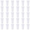 BENECREAT 30 Pack 5ml Clear Squeezable Sample Tubes Refillable for Lotion Facial Cleanser and Other Beauty Product