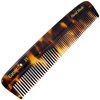 Giorgio G25 Fine Tooth Comb and Wide Tooth Pocket Comb, Hair Styling Comb for Men and Women, Handmade Beard Comb for Men, Barber Comb, and Mustache Comb for Grooming