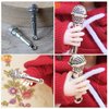 Toyvian Dollhouse Decor Musical Doll 1 12 Scale Miniature Microphone Mini Musical Instruments Miniature Musical Instruments Dollhouse Accessories, Miniature Mini House Decor Musical Doll