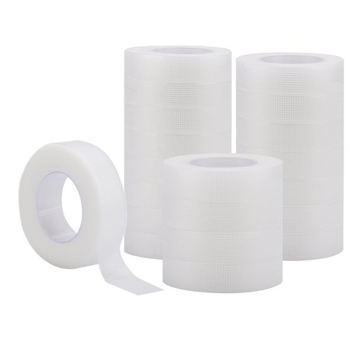 20 Rolls PE Micropore Medical Tape for Individual Eyelash Extension, Under Eye Tape for Lash Extensions 0.5 inch x 10 Yards