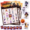 ArtCreativity Halloween Bingo for Kids - 55 PC Halloween Bingo Game - Scary Kids Bingo for Up to 30 Players - Includes Halloween Bingo Cards and 25 Chips - Halloween Party Games for Kids and Adults