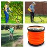 COSY GARDEN TOOLS String Trimmer Line, Commercial Grade Orange Pentagon Weed Eater String, Premium Nylon Universal 0.105" Diameter x 328'