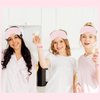 Casoty 18 Pcs Sleepover Essentials: Headbands, Plush Eye Masks, Velvet Scrunchies for Face Washing, Shower, Yoga, and Spa Relaxation