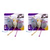 SmartyKat Skitter Critters Cat Toy Catnip Mice, 6-Pack
