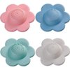 Wild Tribe Bathtub and Shower Drain Protectors with Suction Cups Easiest Hair Catchers Soft Silicone 4 flower
