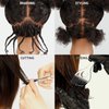 STUDIO LIMITED 100% Human Hair Mannequin Head Cosmetology Barber Salon Practice Mannequin Personal Student Tool (8'' Afro)