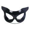 DDazzling Women's Cat Mask Half Face Costume Accessory Party Favors (Black)