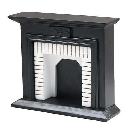 SXFSE Dollhouse Decoration Accessories, 1:12 Dollhouse Miniature Furniture Scene Simulation Vintage Mini Fireplace