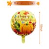 12Pcs 18''Fall Balloons Thanksgiving Foil Balloons Turkey Maple Leaf Foil Balloons for Thanksgiving Party Decoration Adult Kids Party Favors Supplies Home Decoration Thanksgiving Gift