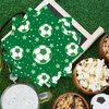 HFBOBP 50PCS Soccer Paper Napkins 13 x 13 Inches Luncheon Napkins Cocktail Napkins Disposable Sports Theme Decorations for Kids Baby Shower,Birthday Party,Soccer Theme Party Supplies