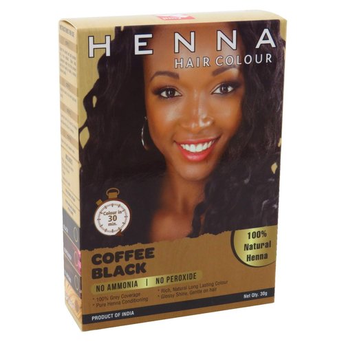 Jimy Henna Hair Color Coffee Black, 1 Count