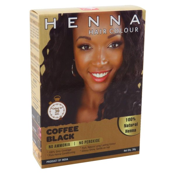 Jimy Henna Hair Color Coffee Black, 1 Count
