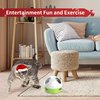 PETGEEK Interactive Cat Toy, Hide Mouse Cat Toy with Squeaky Mouse, Electronic Automatic Cat Toys with Catnip Filled Hidey Mouse, Best Gift for Birthday, Thanksgiving, Christmas, New Year