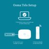 Ooma Telo Free Internet Home Phone Service. Affordable landline replacement. Call on the go with mobile app. White.