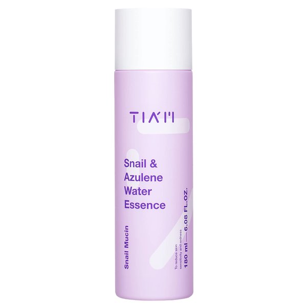 TIAM Snail & Azulene Water Essence, Snail Essence,Snail Essence, Hydrating Toner for Face with Snail Secretion Filtrate, Repair Damaged Skin, Snail Mucin, 6.1 fl oz