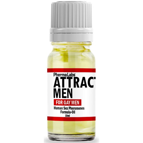PHERMALABS Pheromones Cologne Scented Oil For Men- 10 ml bottle - Attract Gay Men Instantly- Highest Concentration Of Pheromones Possible - Fresh & Long-lasting Smell