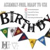 Games of Thronees Birthday Banner, GOT Banner, Cake and Cupcake Toppers, GOT Balloons for GOT Birthday Party Supplies Decorations, 63PCS IN ALL