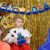 14 Pieces Royal Prince Themed Honeycomb Centerpiece Blue Little Prince Table Decoration African American Prince Birthday Baby Shower for Boy Kids' Party Supplies