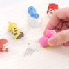 3 otters 50PCS Animal Pencil Erasers, Desk Pets for Kids Classroom, Cute Erasers Back to School Supplies for Kids, Party Favors