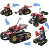 LeeQYAN STEM Projects for Kids,Remote & APP Controlled 5-in-1 RC Robot/Tracked Car/Tank for Boys Girls Age 6+