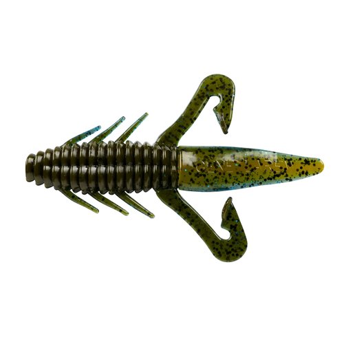 Gene Larew Biffle Bug Bass Bait Crazy Kicking Leg Fishing Lure, Freshwater Fishing Gear, 4.25", Pack of 8, Bama Bug