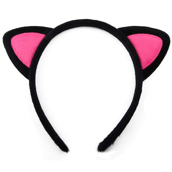 Aslent Cat Ears Headband for Women Costume Cat woman Accessories Make Up Party Favors