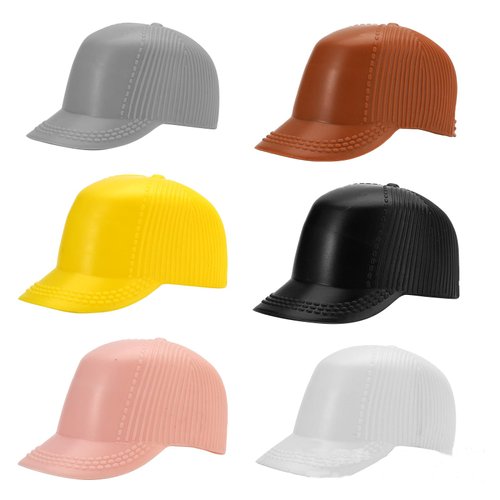 Mllxon Miniature Dollhouse Baseball Caps,Mini Doll Crafts Hats,11 inch Doll Accessories,6Pcs