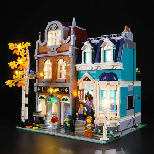 Briksmax Led Lighting Kit for Creator Bookshop - Compatible with Lego 10270 Building Blocks Model- Not Include The Lego Set