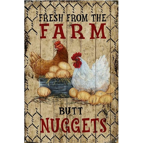 WZVZGZ Farm Fresh Chicken-Wooden Puzzle 1000 Piece Adult Puzzle-Farm Animal Barn Pig Cow Goat Rooster Cat Puzzle Positive Thinking Puzzle Party Entertainment