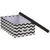 Pioneer Photo Albums B-1BW Photo Storage Box, Chevron Design