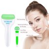BFASU Ice Roller, Face Roller 2 PCS, Massage Tools with Mini Roller for Eye, Face and Body, Relax and Alleviate Puffiness Fine Lines Minor Pain (Green)