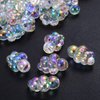 Bubble Clusters - 10 Pk,1:6 Scale Bubbles for Miniature Dollhouse Bath Tub Model, Zen Garden or Fairy Beach - Acrylic Beads for Jewelry Crafts